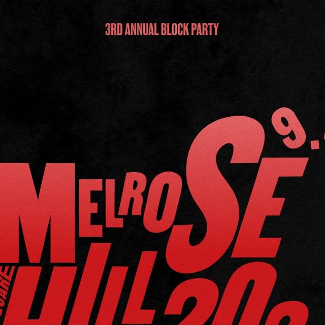 Melrose Hill Block Party the full neighborhood roster